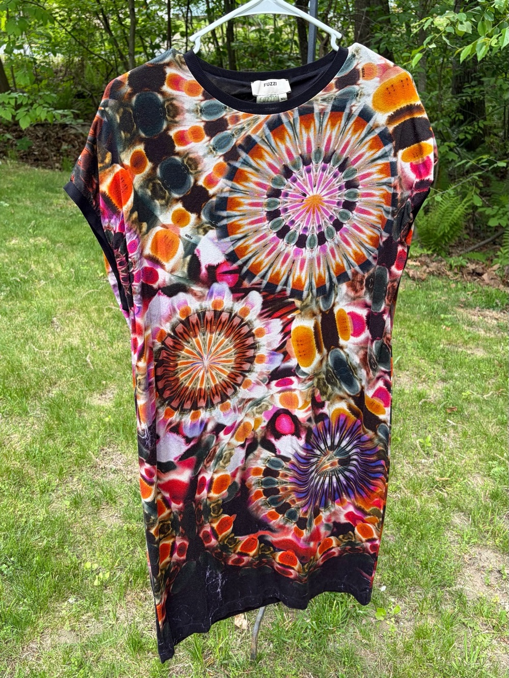 Fuzzi Tie Die Kaleidoscope Dress Size XL